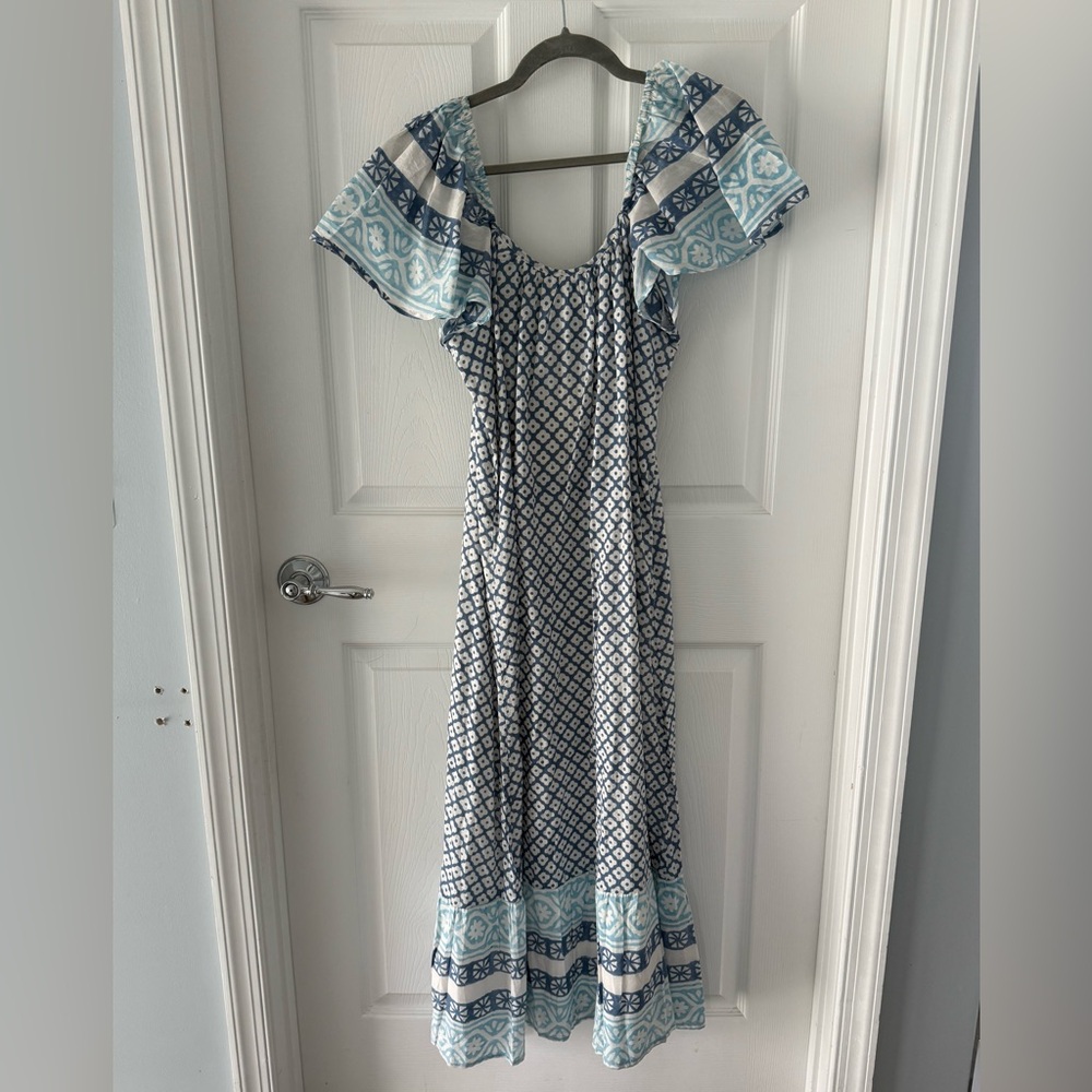 NWT Emerson Fry India Collection Tasha maxi Dress 100% cotton size small - Picture 6 of 15